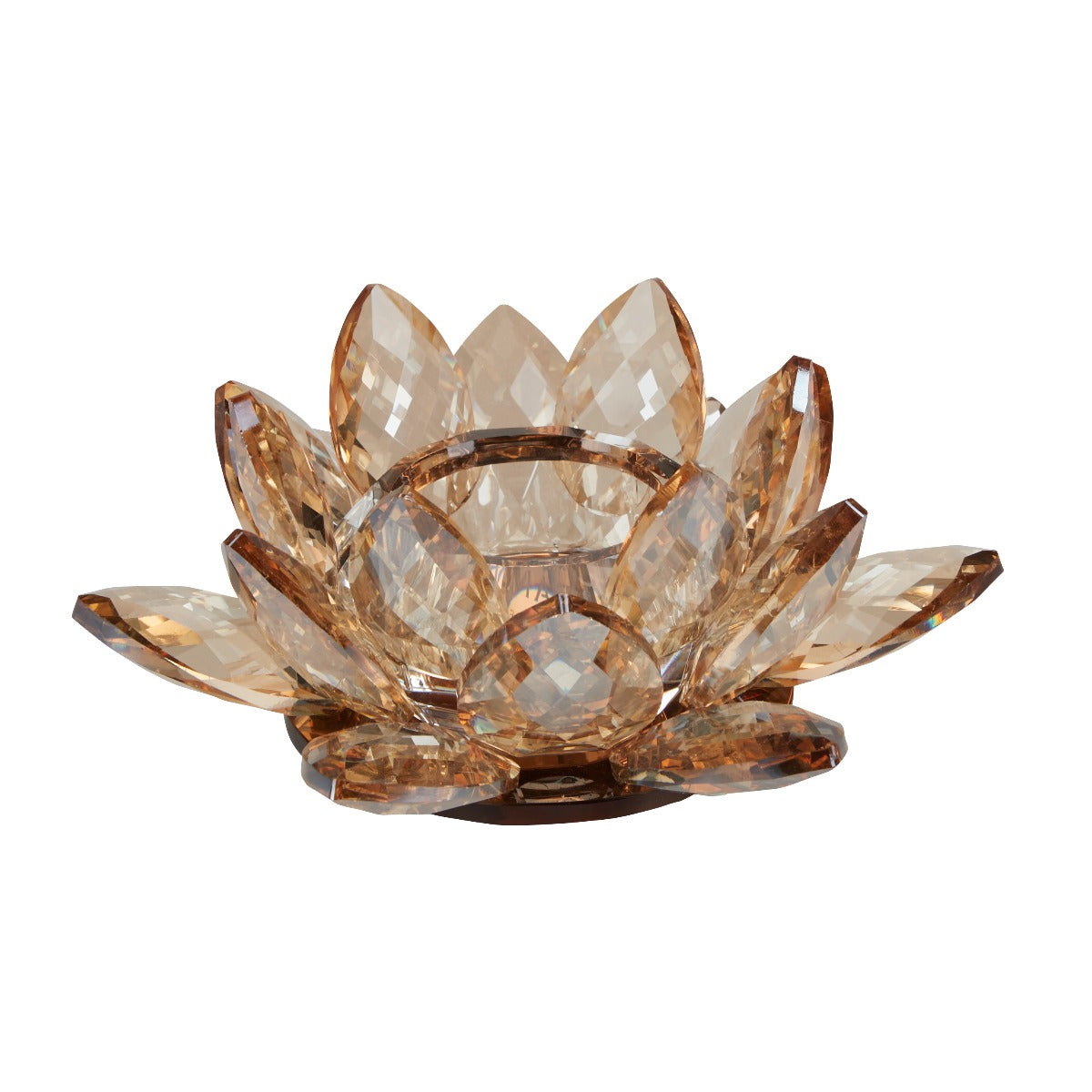 Margit Brandt Lotus Crystal fyrfadsstage - Amber - Bahne